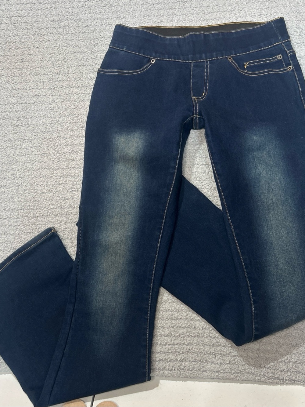 Harley Davidson Low Rise Bootcut Stretch Waistband Jeans Women's 25 Pull On Jean